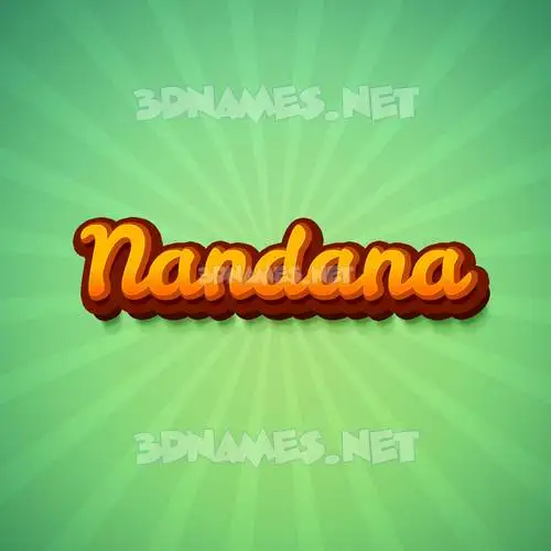 nandana in Green Rays style - 3D name wallpaper nandana in Green Rays style - 3D name wallpaper