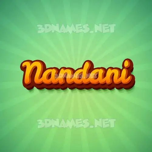 nandani in Green Rays style - 3D name wallpaper nandani in Green Rays style - 3D name wallpaper