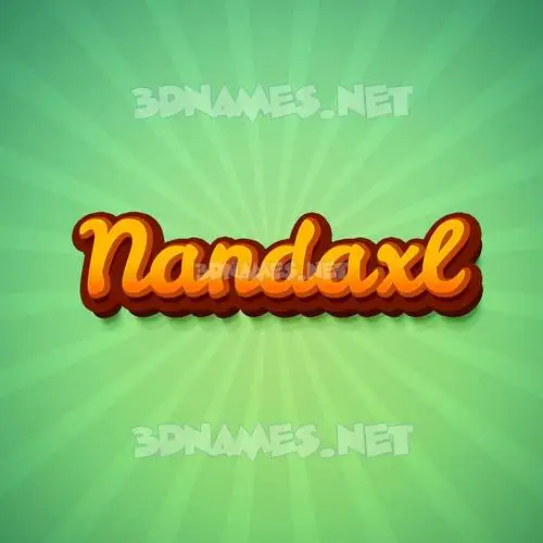 nandaxl in Green Rays style - 3D name wallpaper nandaxl in Green Rays style - 3D name wallpaper