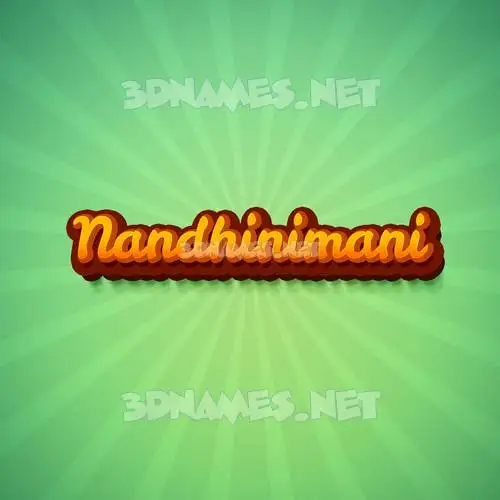 nandhinimani in Green Rays style - 3D name wallpaper nandhinimani in Green Rays style - 3D name wallpaper