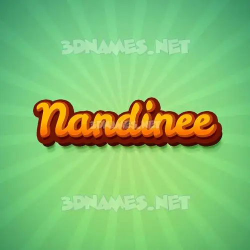 nandinee in Green Rays style - 3D name wallpaper nandinee in Green Rays style - 3D name wallpaper