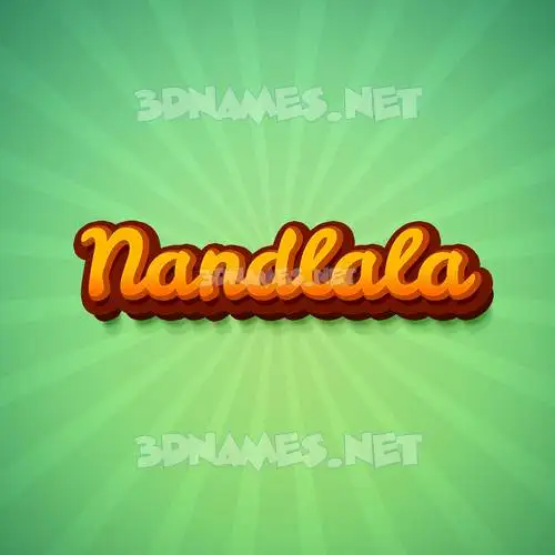 nandlala in Green Rays style - 3D name wallpaper nandlala in Green Rays style - 3D name wallpaper