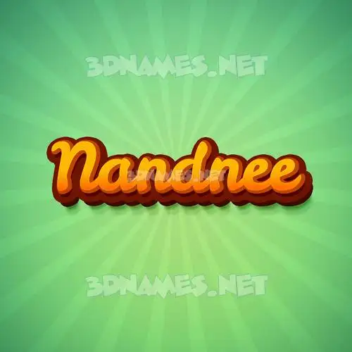 nandnee in Green Rays style - 3D name wallpaper nandnee in Green Rays style - 3D name wallpaper