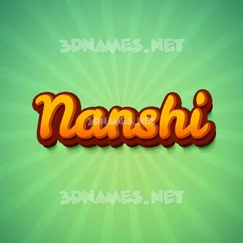 nanshi in Green Rays style - 3D name wallpaper nanshi in Green Rays style - 3D name wallpaper