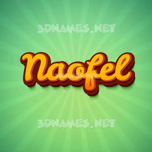 naofel in Green Rays style - 3D name wallpaper naofel in Green Rays style - 3D name wallpaper
