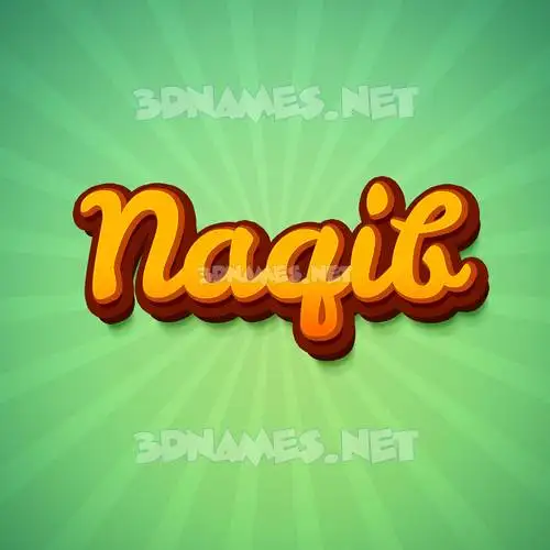 naqib in Green Rays style - 3D name wallpaper naqib in Green Rays style - 3D name wallpaper
