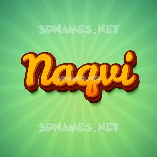 naqvi in Green Rays style - 3D name wallpaper naqvi in Green Rays style - 3D name wallpaper