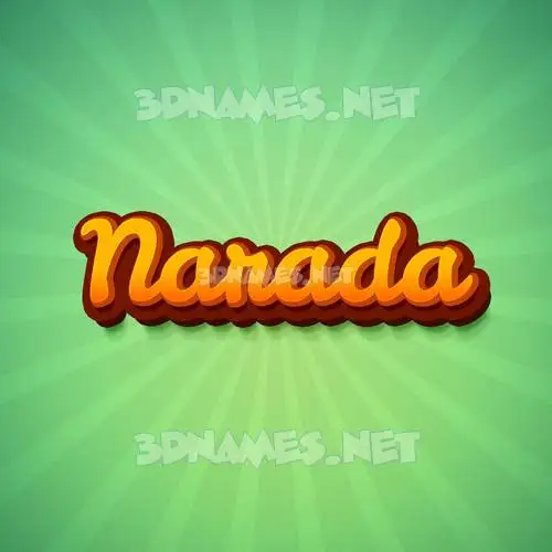 narada in Green Rays style - 3D name wallpaper narada in Green Rays style - 3D name wallpaper