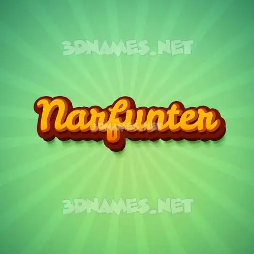 narfunter in Green Rays style - 3D name wallpaper narfunter in Green Rays style - 3D name wallpaper