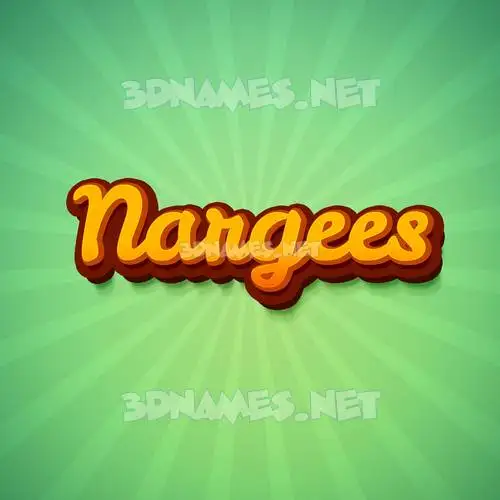 nargees in Green Rays style - 3D name wallpaper nargees in Green Rays style - 3D name wallpaper
