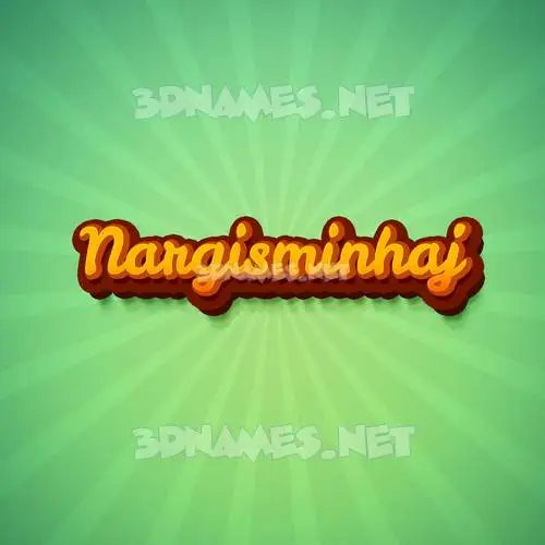 nargisminhaj in Green Rays style - 3D name wallpaper nargisminhaj in Green Rays style - 3D name wallpaper
