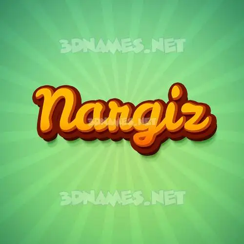 nargiz in Green Rays style - 3D name wallpaper nargiz in Green Rays style - 3D name wallpaper
