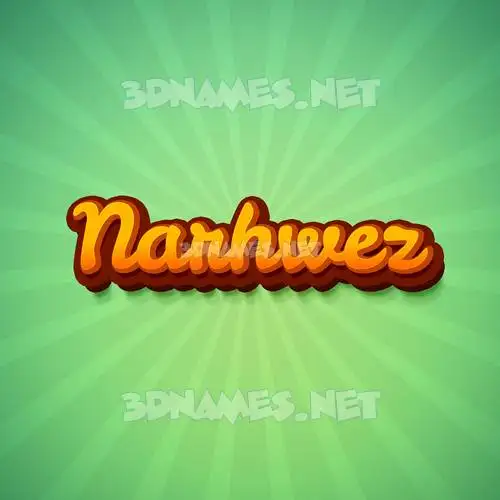 narhwez in Green Rays style - 3D name wallpaper narhwez in Green Rays style - 3D name wallpaper