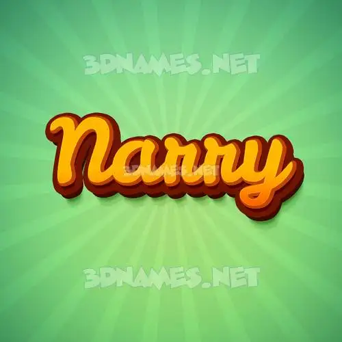 narry in Green Rays style - 3D name wallpaper narry in Green Rays style - 3D name wallpaper