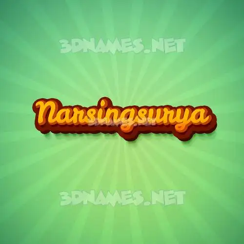 narsingsurya in Green Rays style - 3D name wallpaper narsingsurya in Green Rays style - 3D name wallpaper
