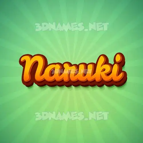 naruki in Green Rays style - 3D name wallpaper naruki in Green Rays style - 3D name wallpaper