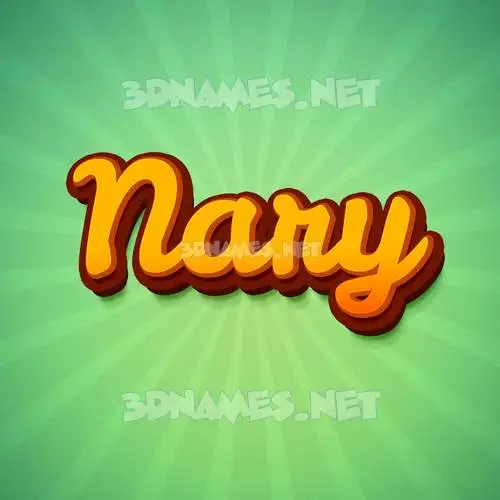 nary in Green Rays style - 3D name wallpaper nary in Green Rays style - 3D name wallpaper