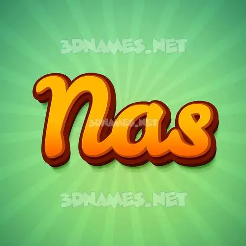 nas in Green Rays style - 3D name wallpaper nas in Green Rays style - 3D name wallpaper