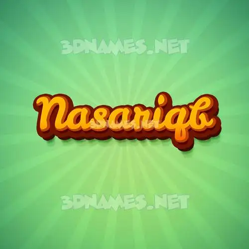 nasariqb in Green Rays style - 3D name wallpaper nasariqb in Green Rays style - 3D name wallpaper