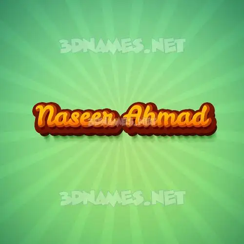 naseer ahmad in Green Rays style - 3D name wallpaper naseer ahmad in Green Rays style - 3D name wallpaper