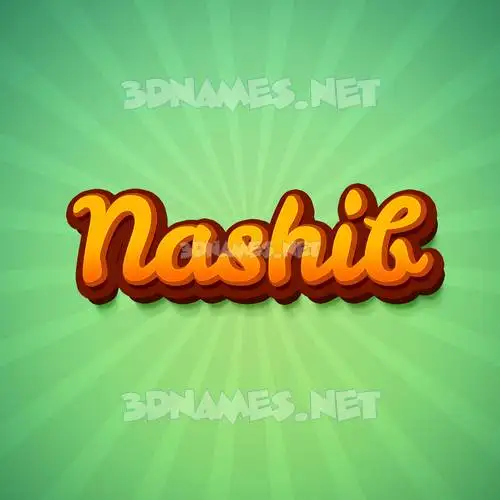 nashib in Green Rays style - 3D name wallpaper nashib in Green Rays style - 3D name wallpaper