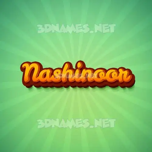 nashinoor in Green Rays style - 3D name wallpaper nashinoor in Green Rays style - 3D name wallpaper