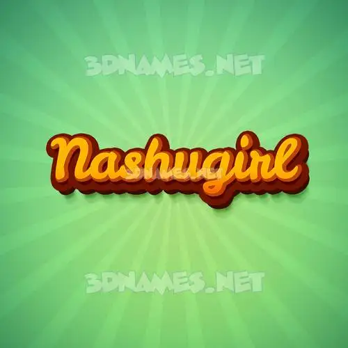 nashugirl in Green Rays style - 3D name wallpaper nashugirl in Green Rays style - 3D name wallpaper