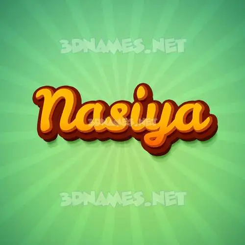 nasiya in Green Rays style - 3D name wallpaper nasiya in Green Rays style - 3D name wallpaper