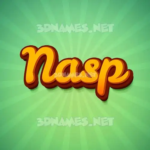 nasp in Green Rays style - 3D name wallpaper nasp in Green Rays style - 3D name wallpaper