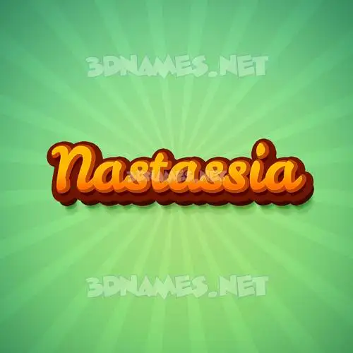 nastassia in Green Rays style - 3D name wallpaper nastassia in Green Rays style - 3D name wallpaper