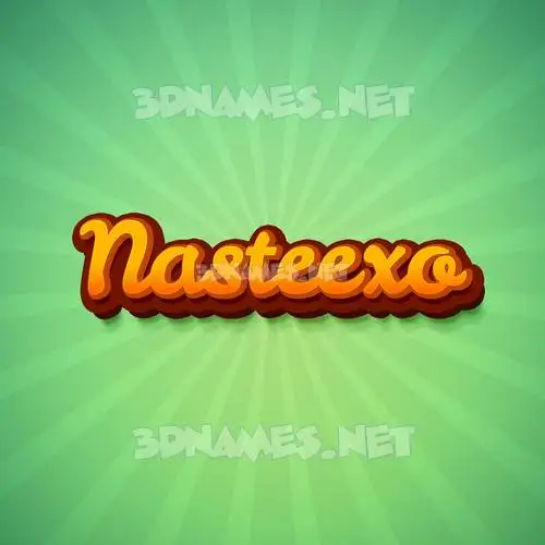 nasteexo in Green Rays style - 3D name wallpaper nasteexo in Green Rays style - 3D name wallpaper
