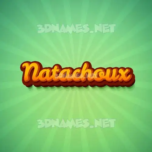 natachoux in Green Rays style - 3D name wallpaper natachoux in Green Rays style - 3D name wallpaper