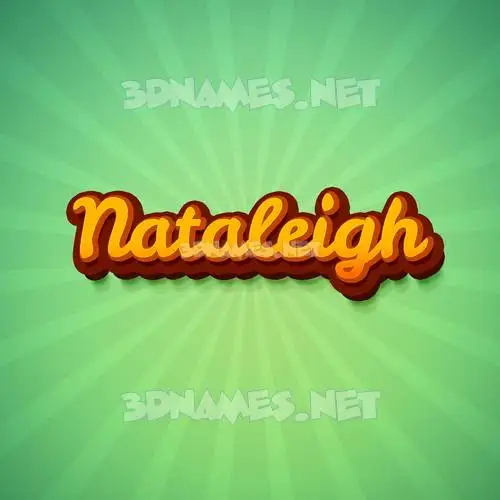 nataleigh in Green Rays style - 3D name wallpaper nataleigh in Green Rays style - 3D name wallpaper