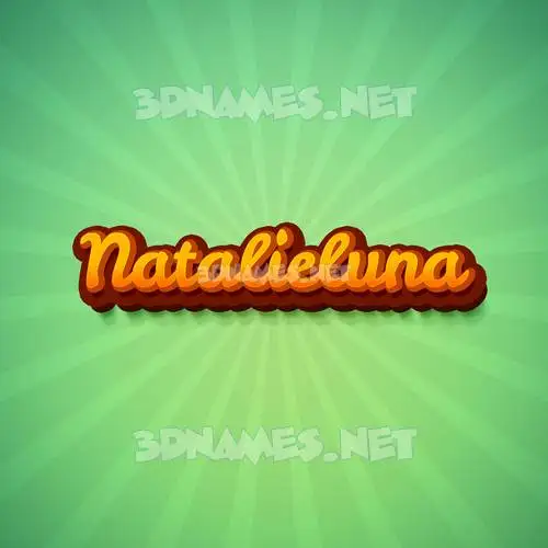 natalieluna in Green Rays style - 3D name wallpaper natalieluna in Green Rays style - 3D name wallpaper