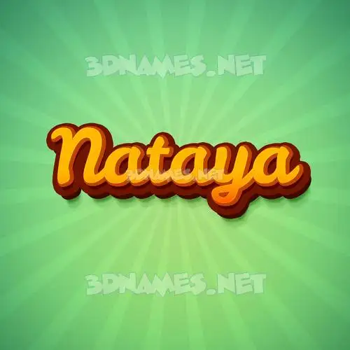 nataya in Green Rays style - 3D name wallpaper nataya in Green Rays style - 3D name wallpaper