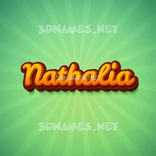 nathalia in Green Rays style - 3D name wallpaper nathalia in Green Rays style - 3D name wallpaper