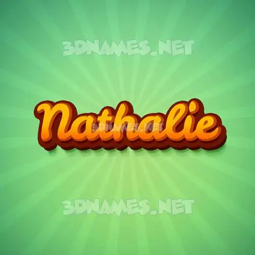 nathalie in Green Rays style - 3D name wallpaper nathalie in Green Rays style - 3D name wallpaper