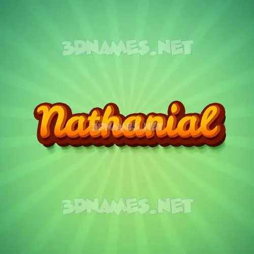 nathanial in Green Rays style - 3D name wallpaper nathanial in Green Rays style - 3D name wallpaper