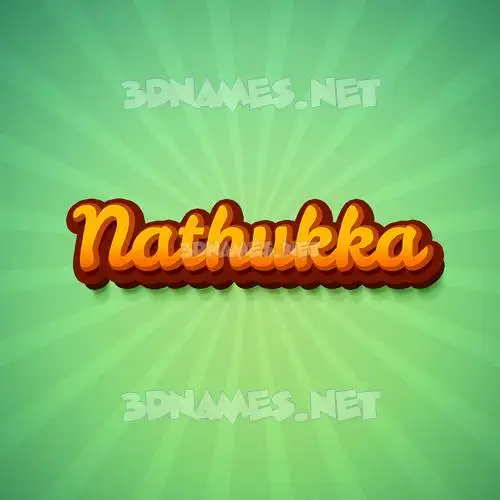 nathukka in Green Rays style - 3D name wallpaper nathukka in Green Rays style - 3D name wallpaper