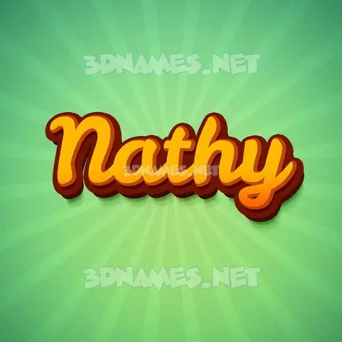 nathy in Green Rays style - 3D name wallpaper nathy in Green Rays style - 3D name wallpaper