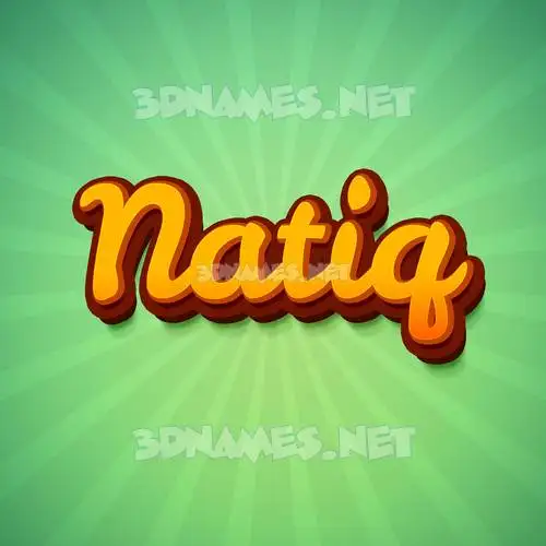 natiq in Green Rays style - 3D name wallpaper natiq in Green Rays style - 3D name wallpaper