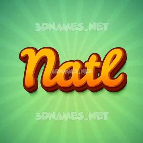 natl in Green Rays style - 3D name wallpaper natl in Green Rays style - 3D name wallpaper