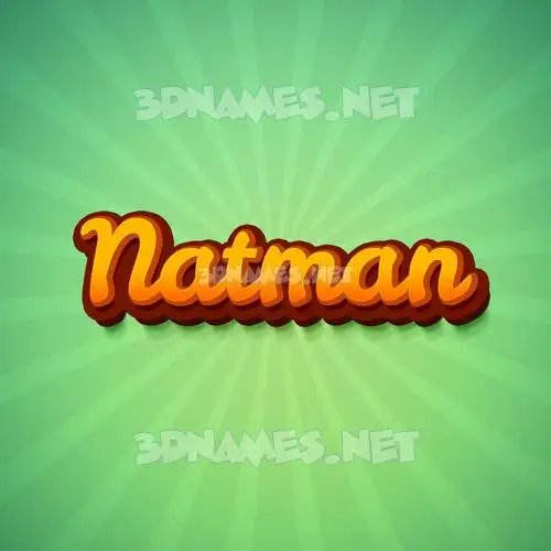 natman in Green Rays style - 3D name wallpaper natman in Green Rays style - 3D name wallpaper
