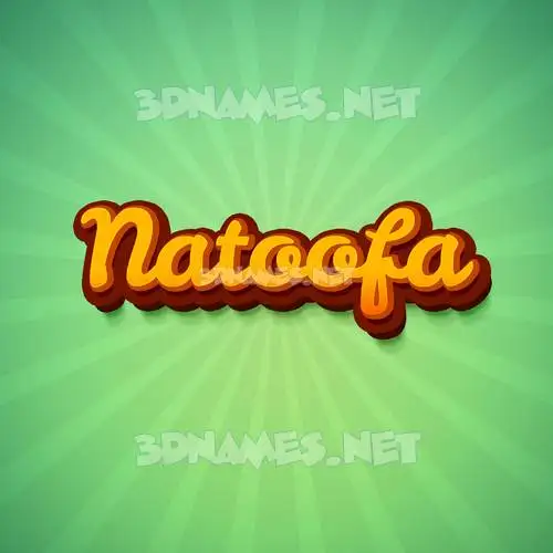 natoofa in Green Rays style - 3D name wallpaper natoofa in Green Rays style - 3D name wallpaper