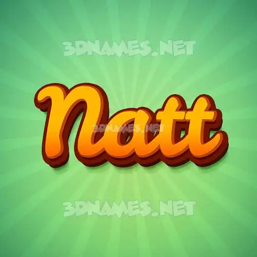 natt in Green Rays style - 3D name wallpaper natt in Green Rays style - 3D name wallpaper