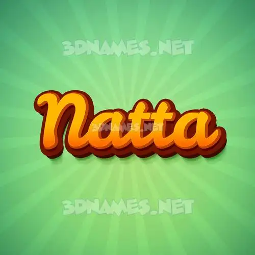 natta in Green Rays style - 3D name wallpaper natta in Green Rays style - 3D name wallpaper