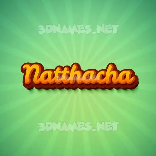 natthacha in Green Rays style - 3D name wallpaper natthacha in Green Rays style - 3D name wallpaper