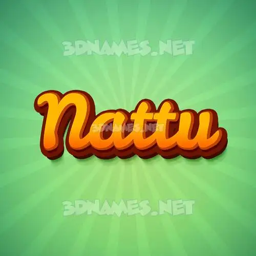 nattu in Green Rays style - 3D name wallpaper nattu in Green Rays style - 3D name wallpaper