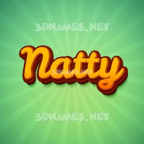 natty in Green Rays style - 3D name wallpaper natty in Green Rays style - 3D name wallpaper