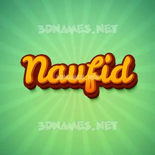 naufid in Green Rays style - 3D name wallpaper naufid in Green Rays style - 3D name wallpaper